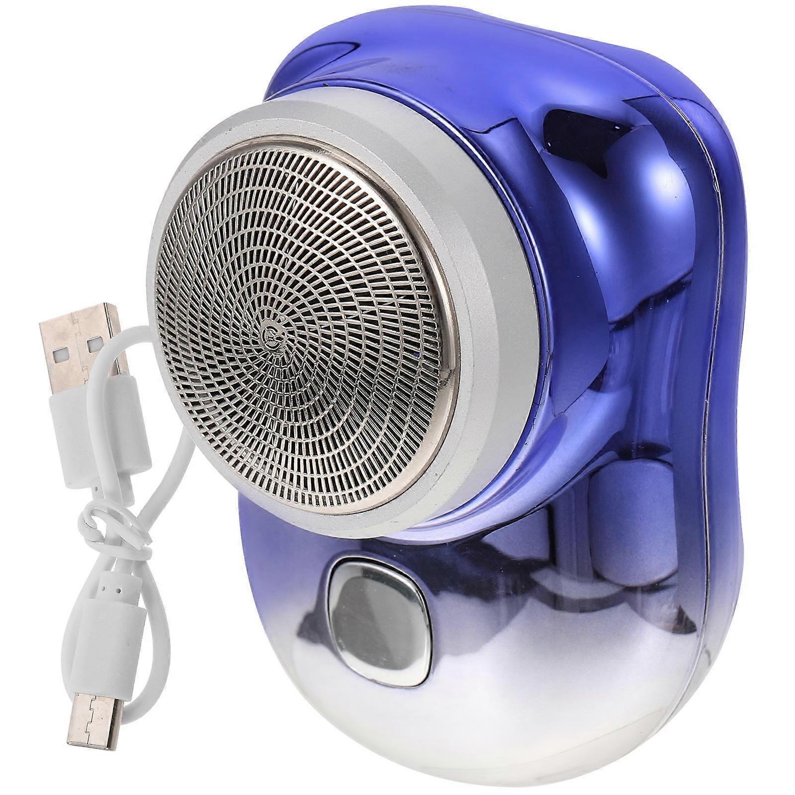 ميني كهربائي متين للسفر مع ABS طلاء كهربائي باللون الأزرق حجم صغير 2.5x1.8 بوصة