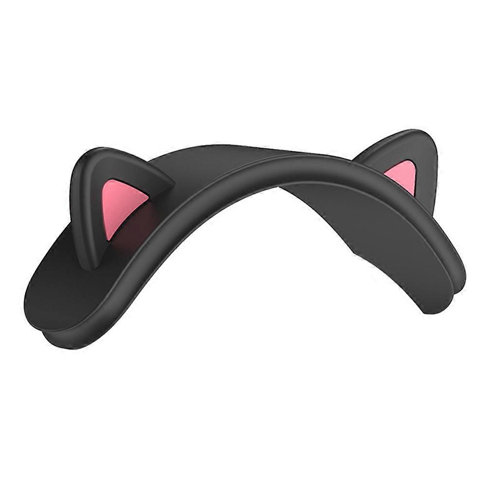 Cute Cat Ear Headband Cover for Silicone Protector – Reusable, Easy to Install Headphone Accessory with Eye Catching Design for Decoration and