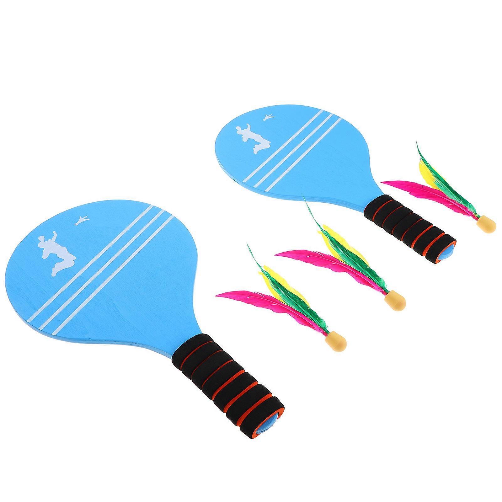Badminton Set with Lightweight Rackets, Shuttlecocks & Carry Bag – Indoor/Outdoor Sports Kit for Kids' Fitness & Coordination, Easy Storage &
