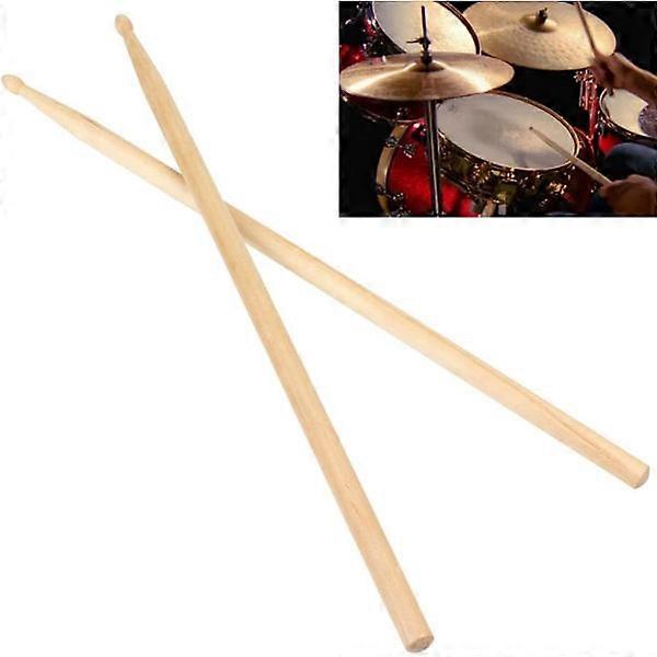 Drumsticks 5A Drumsticks, Classic Maple Drumsticks, Maple Wood Drumsticks, Wood Tip Drumsticks for Students and Adults