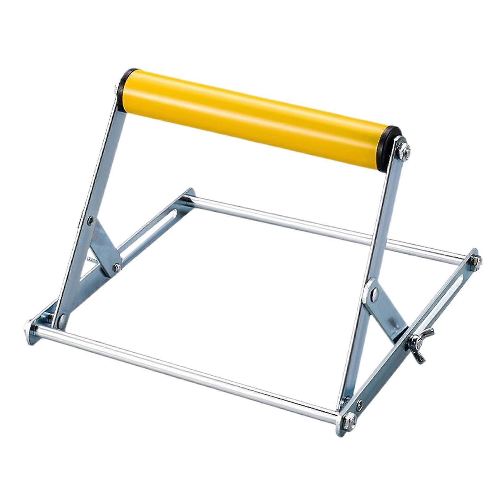 Foldable cutting machines yellow stands for material cutting machines