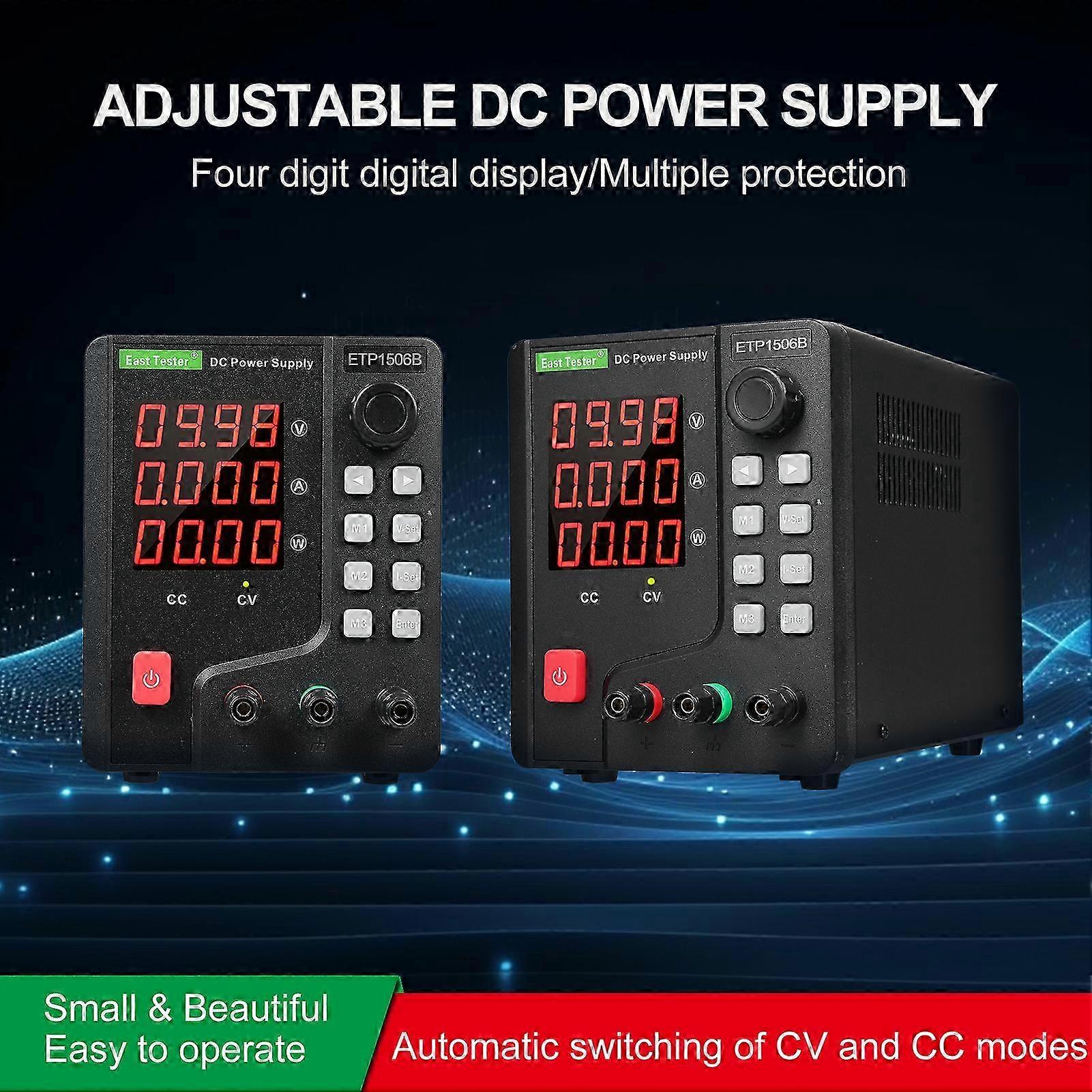 2025 East Tester ETP1506B DC Regulated Power Supply 90W 15V 6A Single Channel DC Regulated Power   Supply High Precision Encoder Adjustment Maintenanc