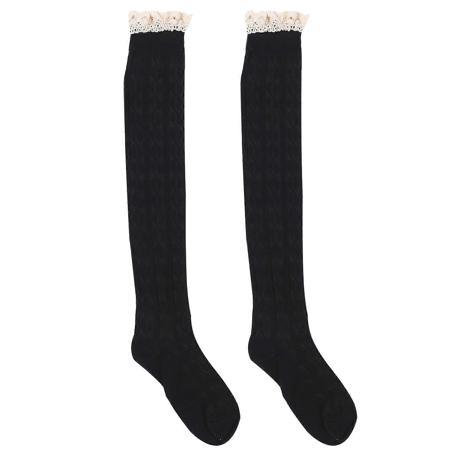 Thigh High Socks for Women Girls Suitable for Lolita Style and Daily Wear 1 Pair