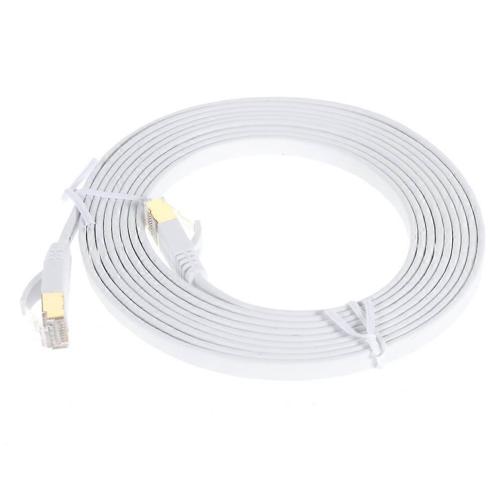 3m CAT-7 10 Gigabit RJ45 Ethernet Network Cable Flat Cord Patch Cable
