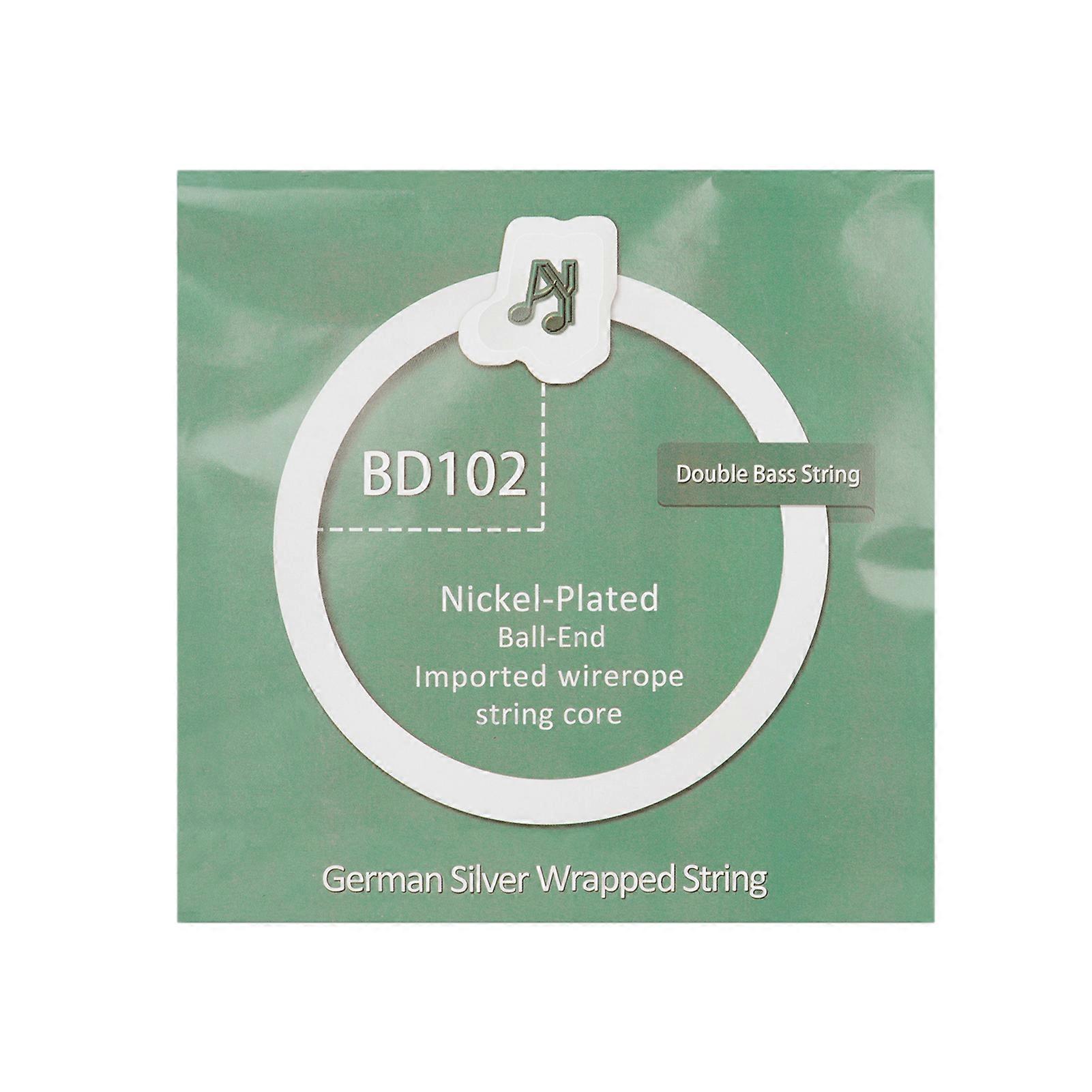 BD102 4-String Double Bass Steel Nickel Wound Strings Rust Resistant Durable Strings for Upright Bass Instrument Accessories