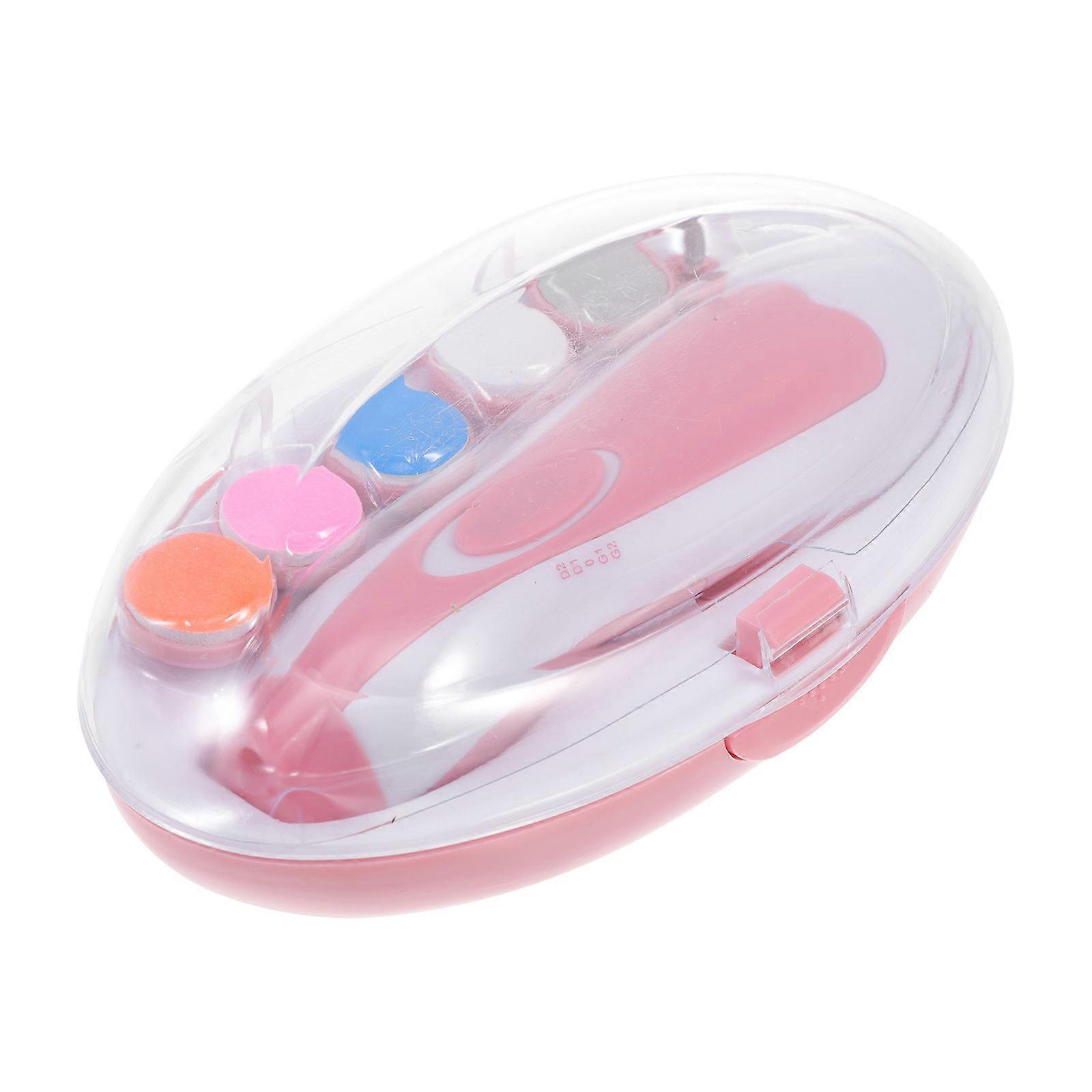 Çocuklar Elektrikli Manikür Aracı Tırnak Kesme Aracı Bebekler İçin Ev Kullanımı Güvenli ve Sessiz 1 Set