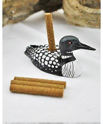 Paine's Loon Incense Burner With 12 Balsam Fir Incense Sticks