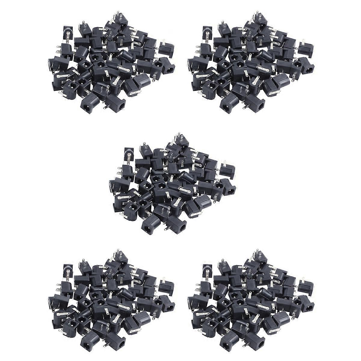 225 Pcs DC Power Jack Socket 2.1mm x 5.5mm -Type PCB Mount DC-005