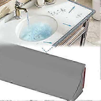 2M Sink Splatter Guard - Sink Anti-Splash Retaining Plate,Splatter Screen For Bathroom Sinks, Sink Countertops