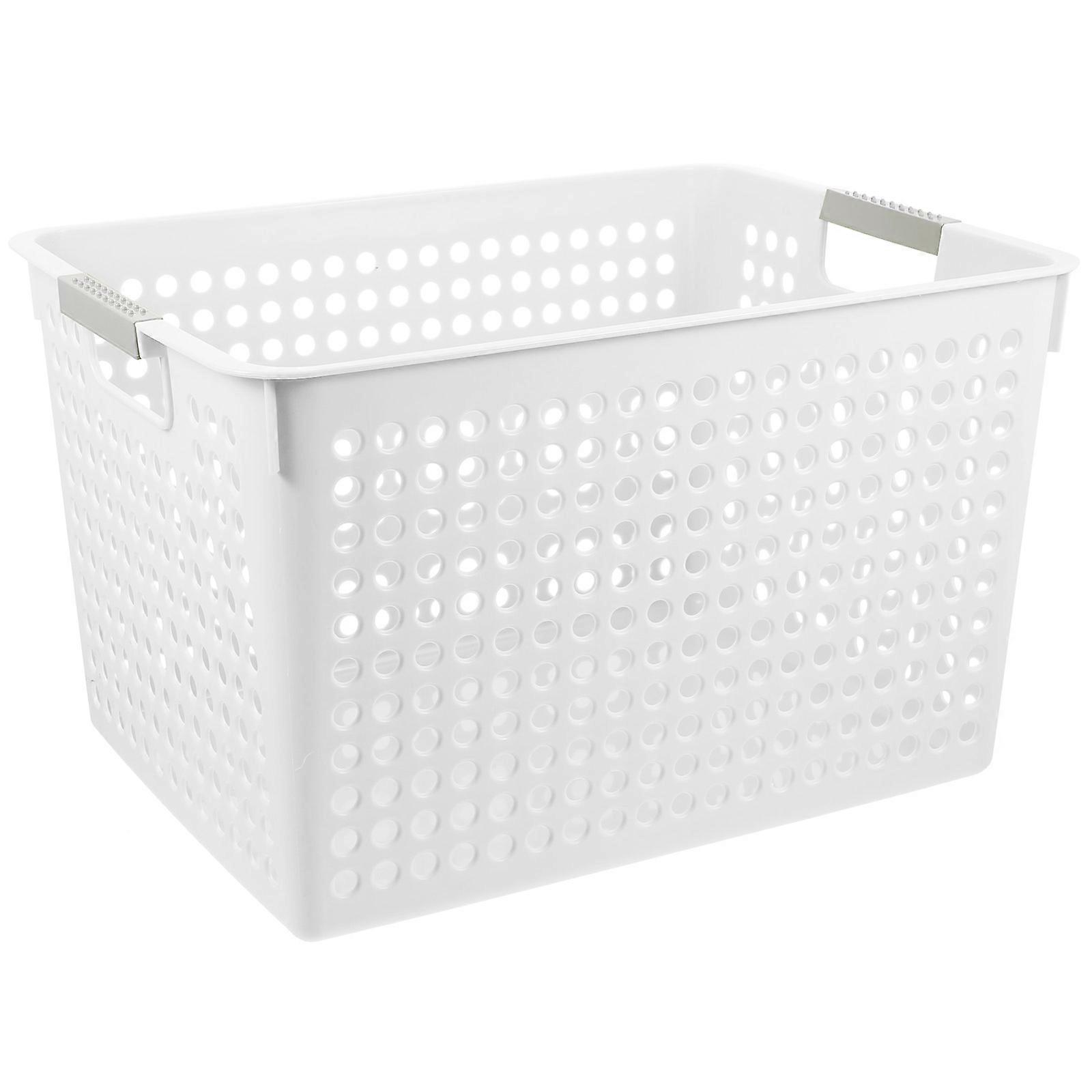 Plastic Laundry Basket multi functional Desktop File Organizer Kids Toy Storage Basket