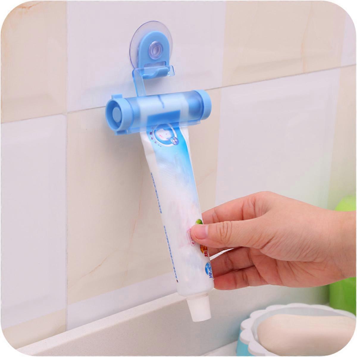 Toothpaste Clip Squeezer with Strong Suction Hanger for Daily Use, Space Saving Design