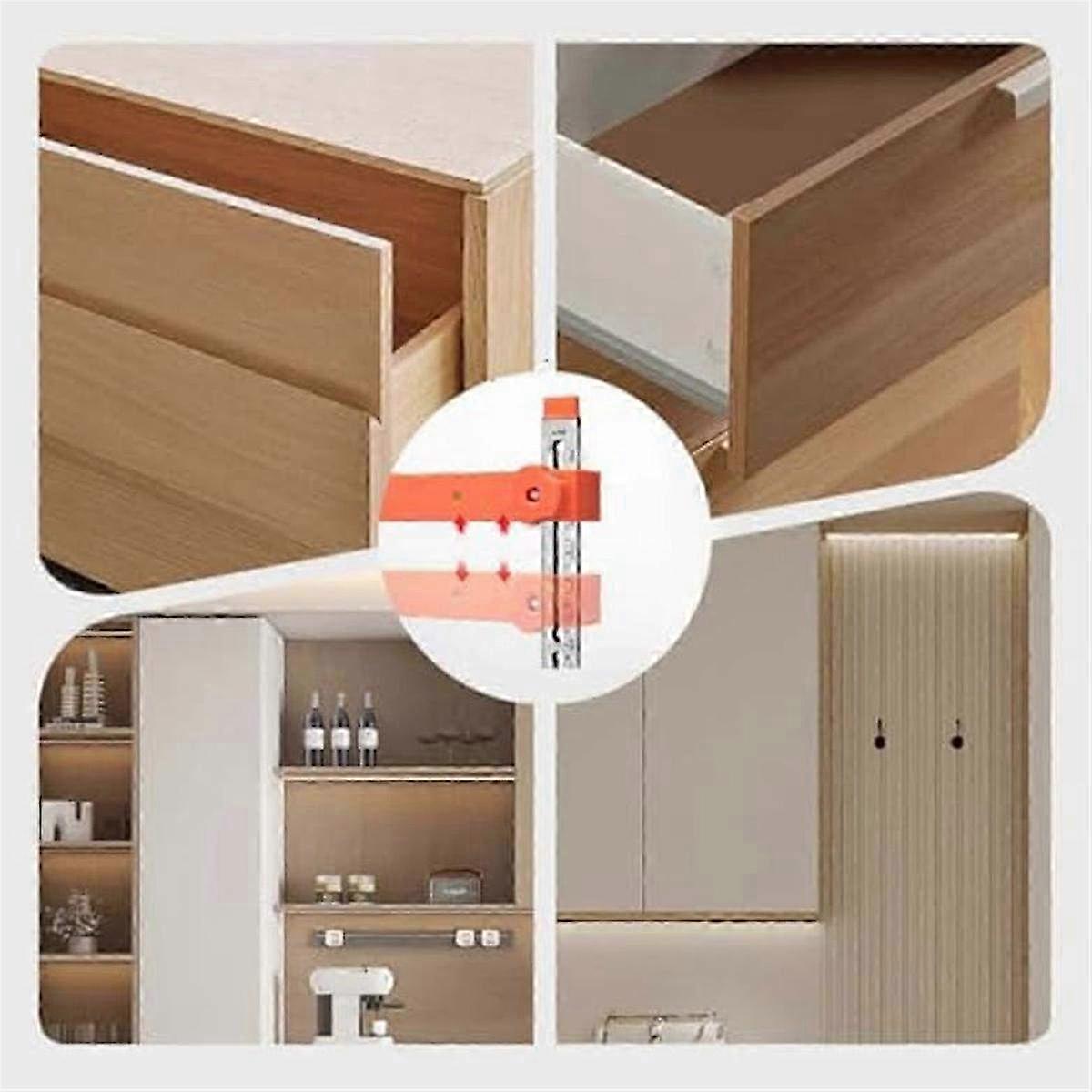 Drawer Slide Installation Jig Kit - Essential Tool for Precise Drawer Slide Assembly & Easy Installation