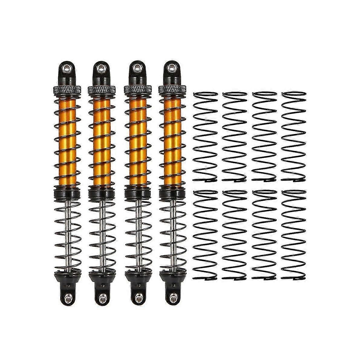 120mm Metal Hydraulic Oil Shock Absorbers, Suitable for Axial Scx10 90046, Rbx10, Trx4, Easy to Install, Durable and with Shock Absorption Effect