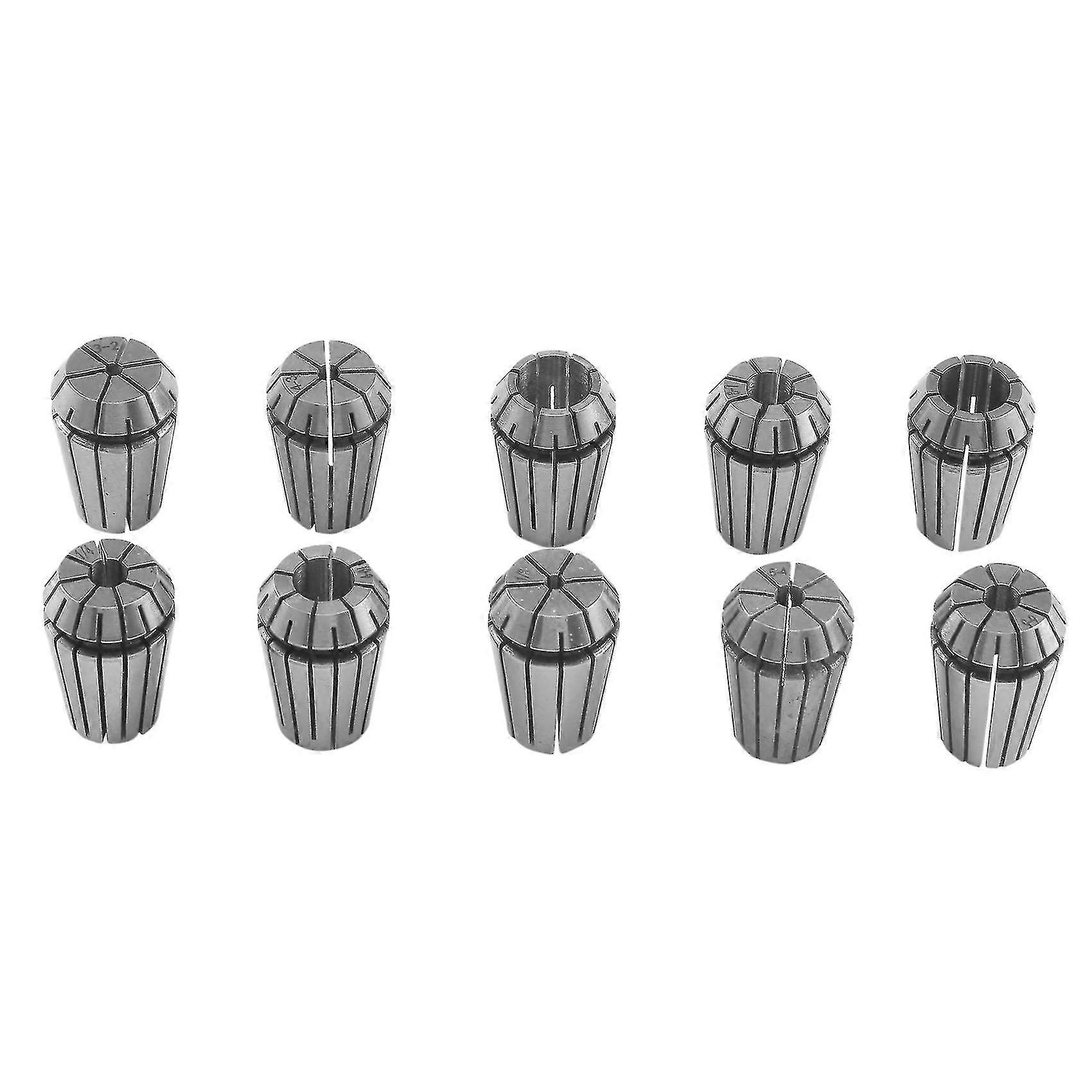 ER20 Collet Chuck Set, 10-Piece Set, Runout Tolerance 0.015mm