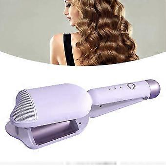 36mm Wavy Hair Curlers Curling Iron Wave Volumizing Lasting Styling Tools Pink