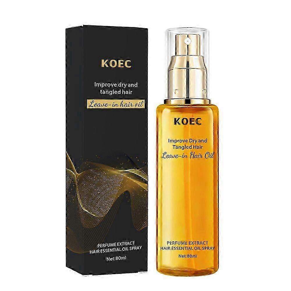 Olejek bez spłukiwania do włosów puszących się i suchych, nawilżających i odżywiających Hairy Essence for Damage Care, Produkt do pielęgnacji włosów, Serum do włosów, Hair Essence Oil Spray 80ml