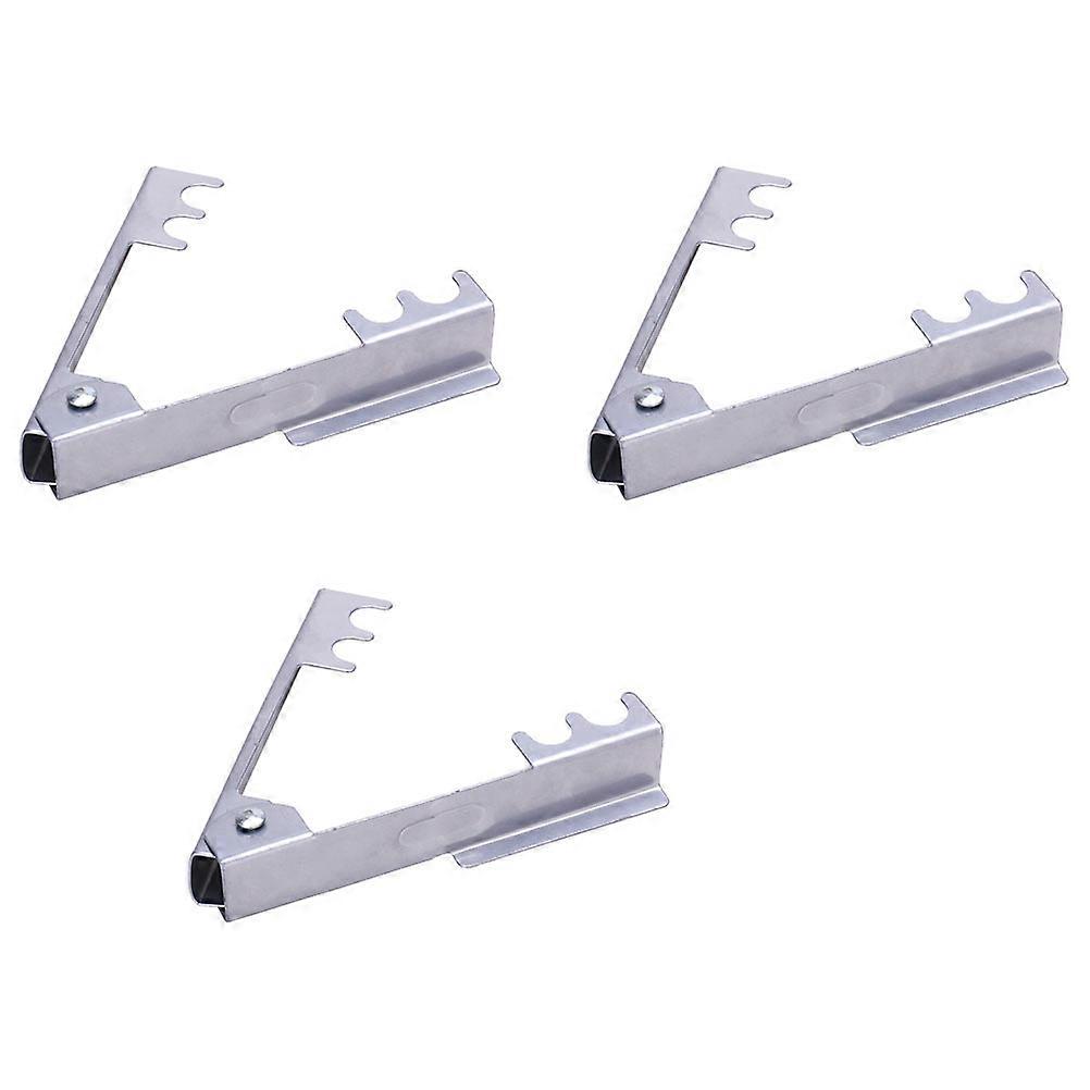 Thorn Stripping Tool 3Pcs Rose Leaf Thorn Stripper For Florists 14X3CM Silver Comfortable Grip Tools