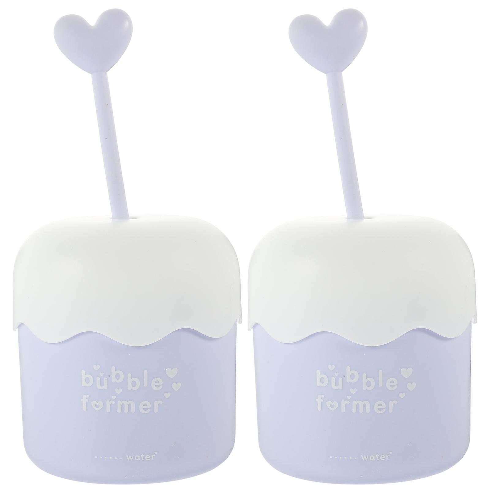 2 pcs Washing Face Bubble Maker Facial Foam Cup Portable Bubble Maker