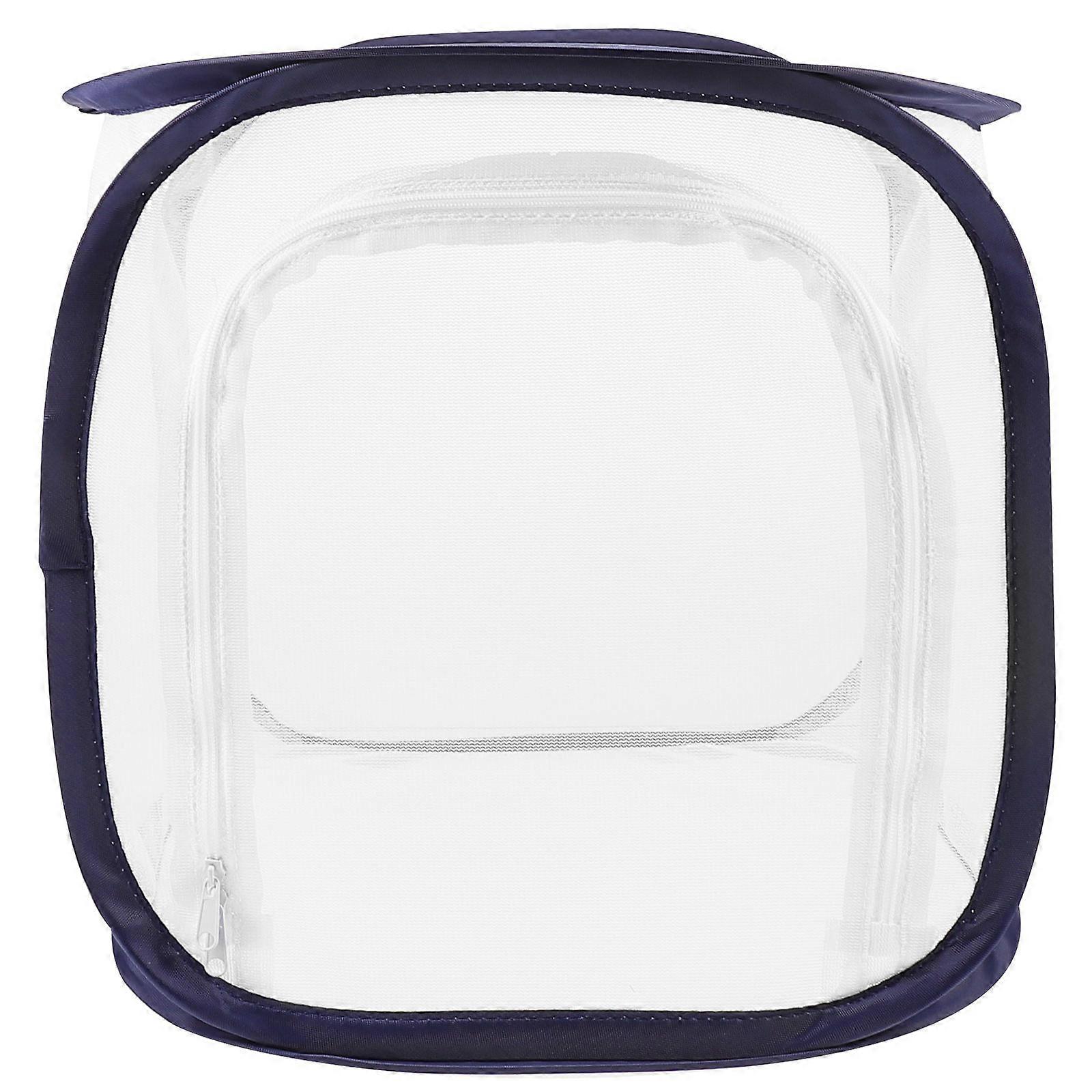 Portable Insect Mesh Cage Butterfly Habitat For Students And Families Storage Edge Color Random 1Pcs