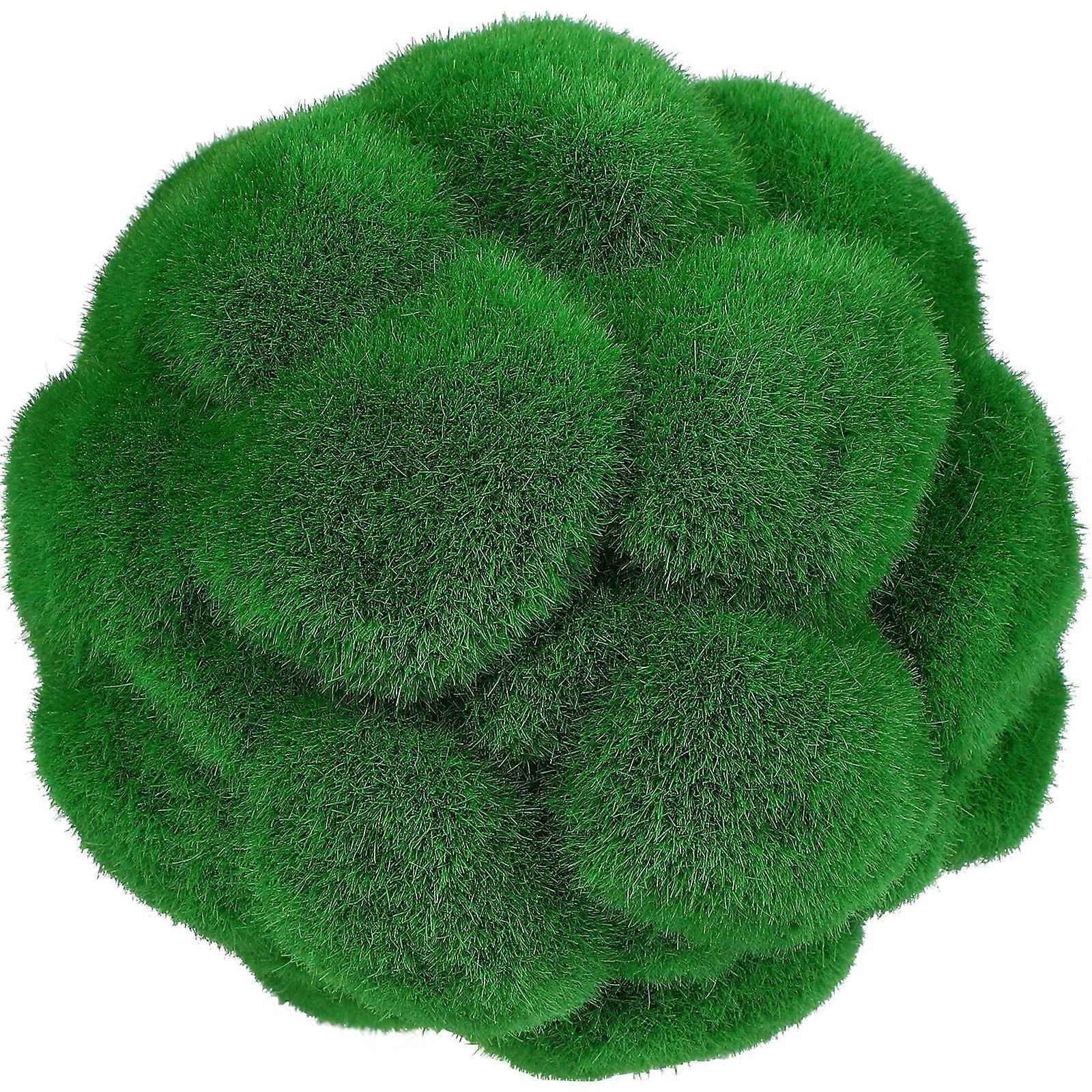 1pc Decorative Artificial Moss Grass Ball for Wedding, Home Decor, Gardening, and Micro Landscape DIY Projects