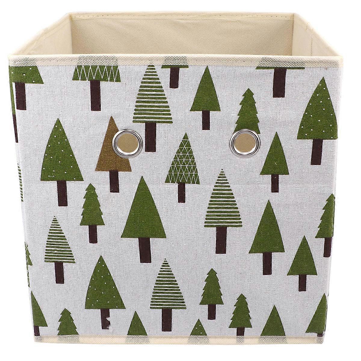 Multi-Purpose Triangle Tree Pattern Storage Basket Ideal For Home Organization And Toy Storage For Adults In Design 1Pc