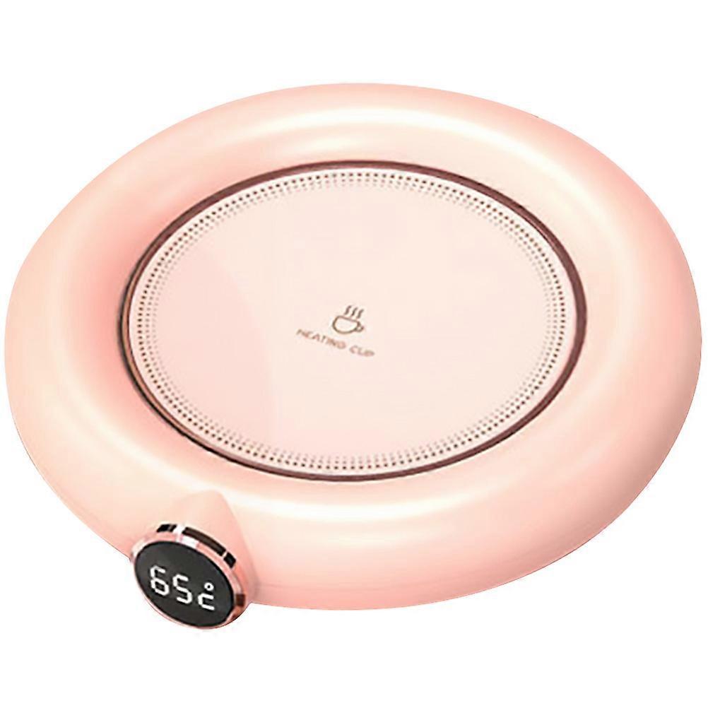 Convenient Mug Warmer Coffee Warmer For Office Home Dorm Travel Pink 1Set Heating Cup Mat Keeps Mug Warm