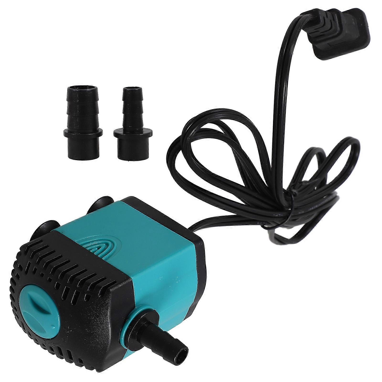 Black ABS Submersible Water Pump for Fountain Easy Conceal Mini Pump with Suction Cup