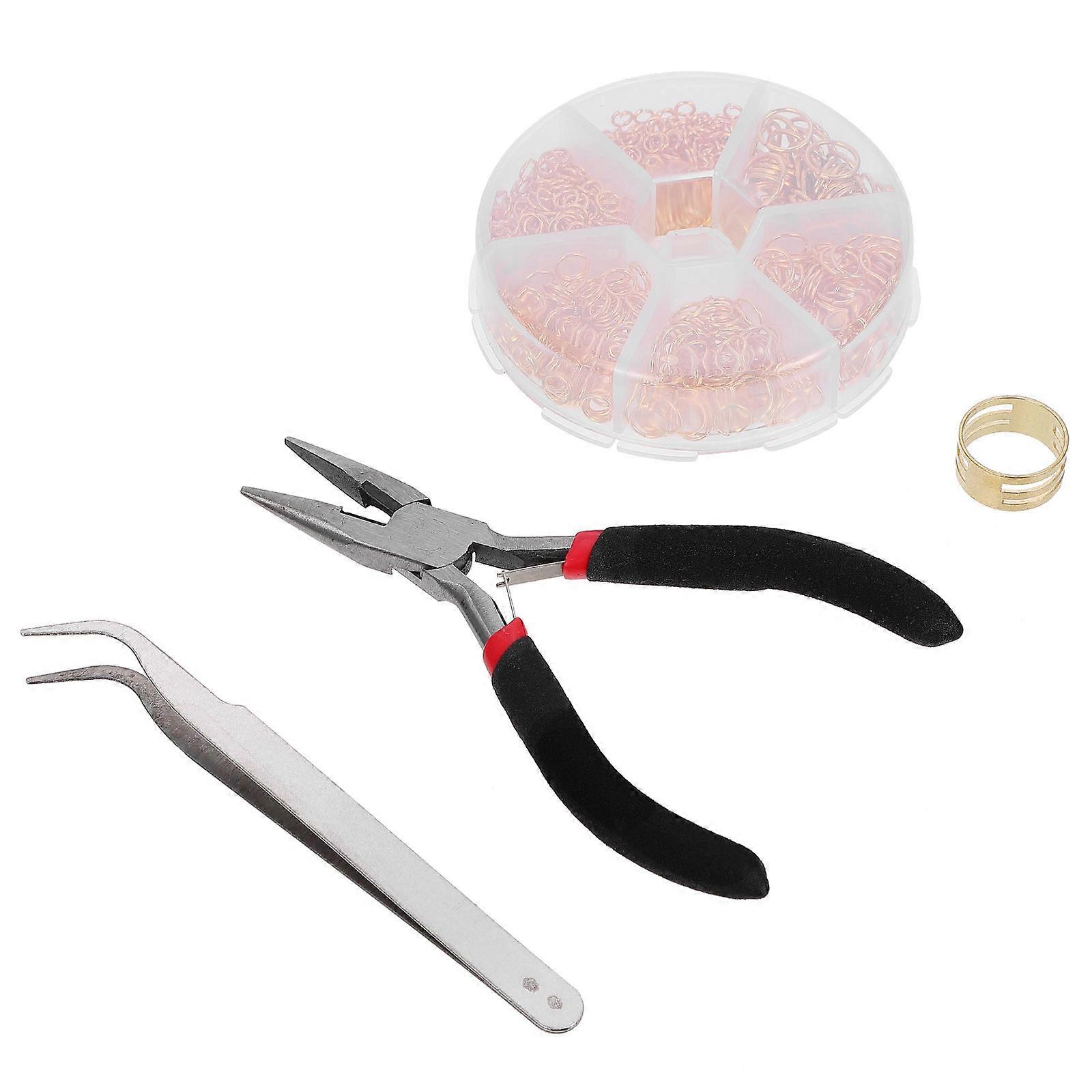 Open Jump Rings Connector Jewelry Making Supplies For Artisans Durable Golden Jump Ring Set 880 Pcs
