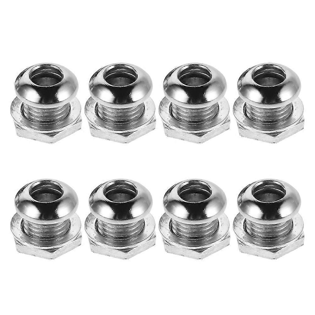 Drum Ventilation Hardware 8Pcs Snare Drum Parts For Enhanced Performance Musicians And Drummers Silver