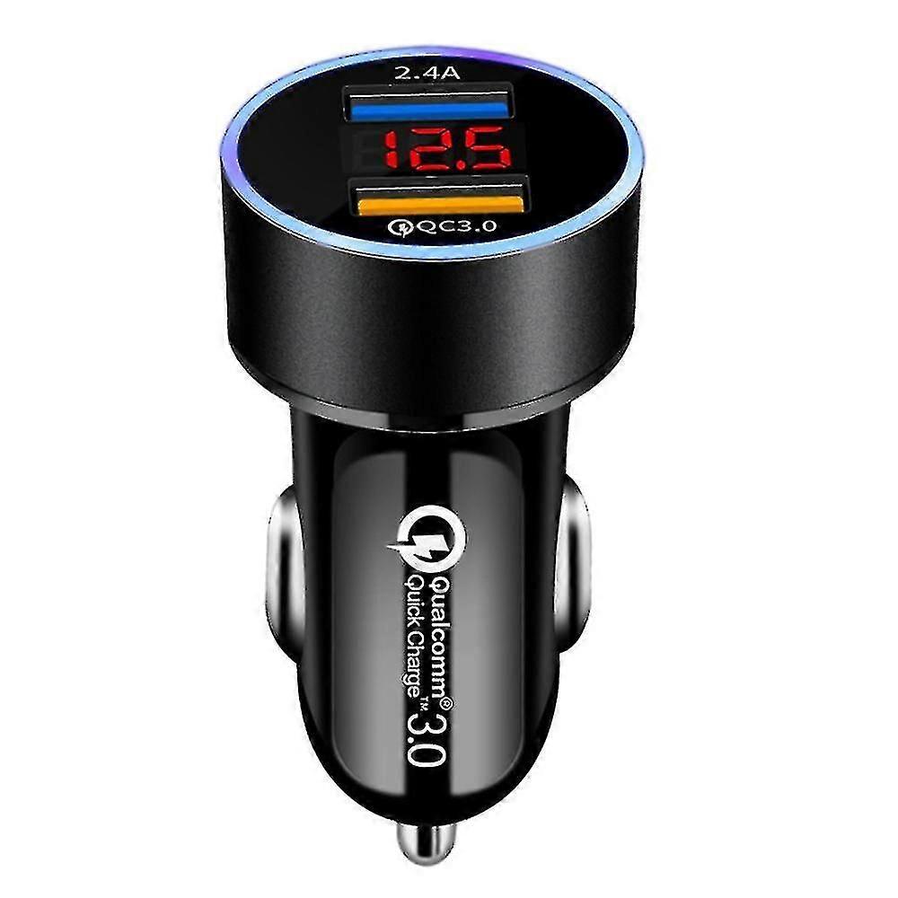 Hızlı Şarj 3.0 Araç Şarj Cihazı - Çift Usb Bağlantı Noktası Qc 3.0 Araç Şarj Cihazı