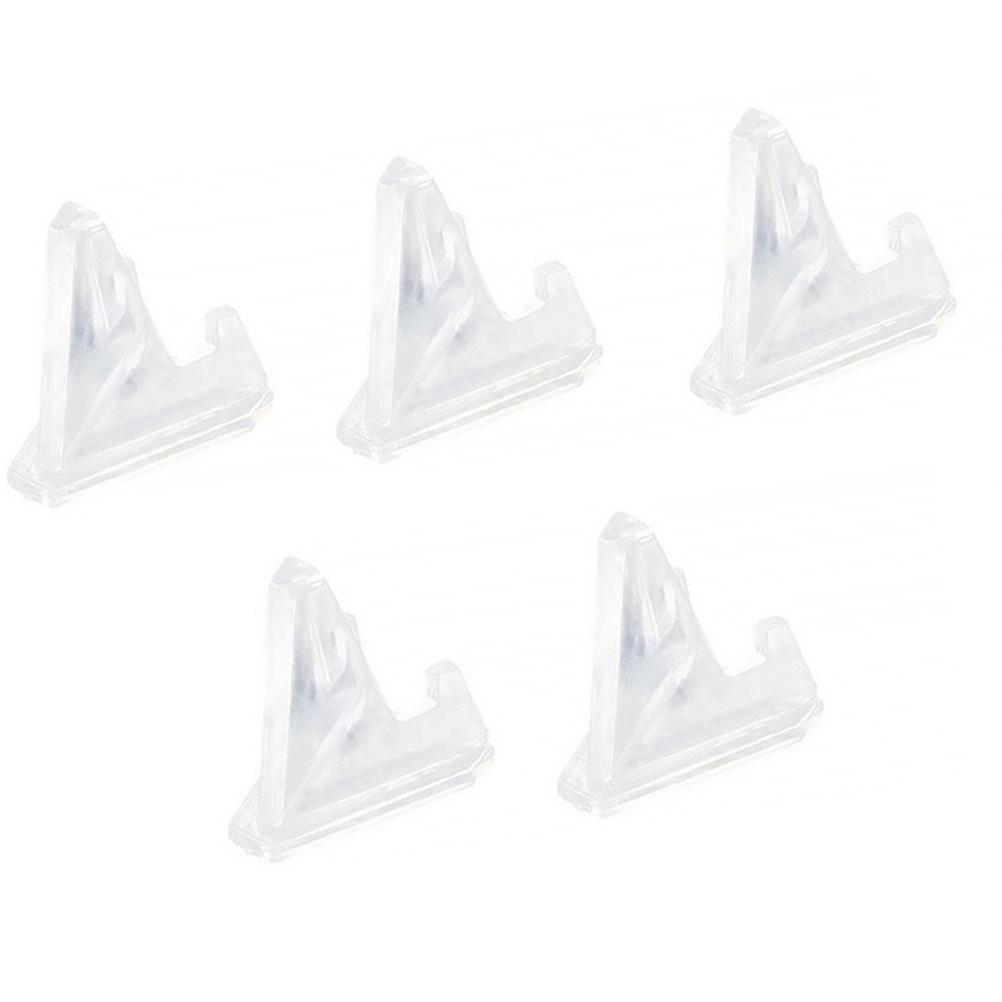 Tripod Medal Display Stand 5Pcs For Home Shop Stable Holding Curio Cabinets Transparent Design