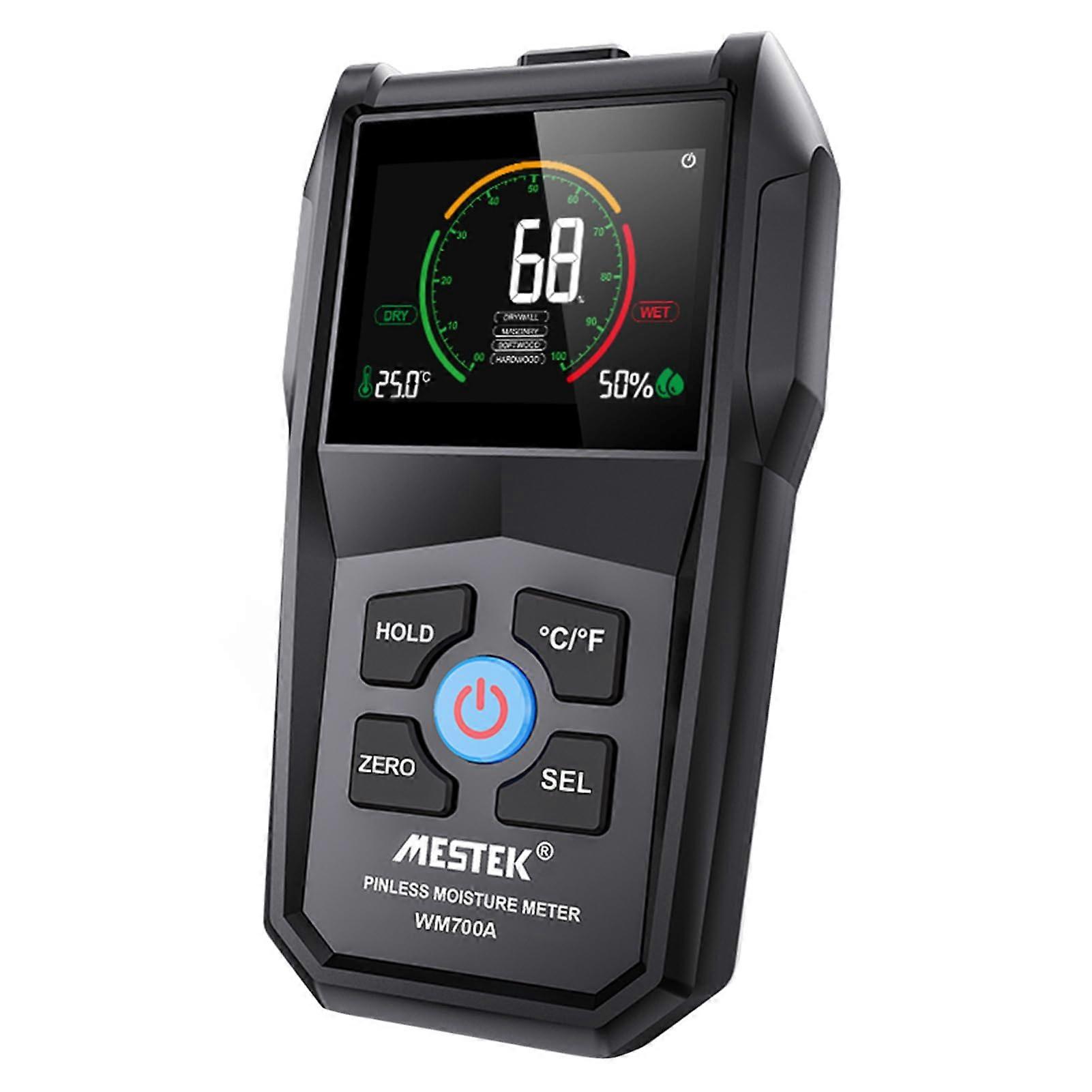 Wood Moisture Meter Firewood Moisture Meter LCD Display Digital Drywall Moisture Meter Woodworking Precision Sensor Alarm