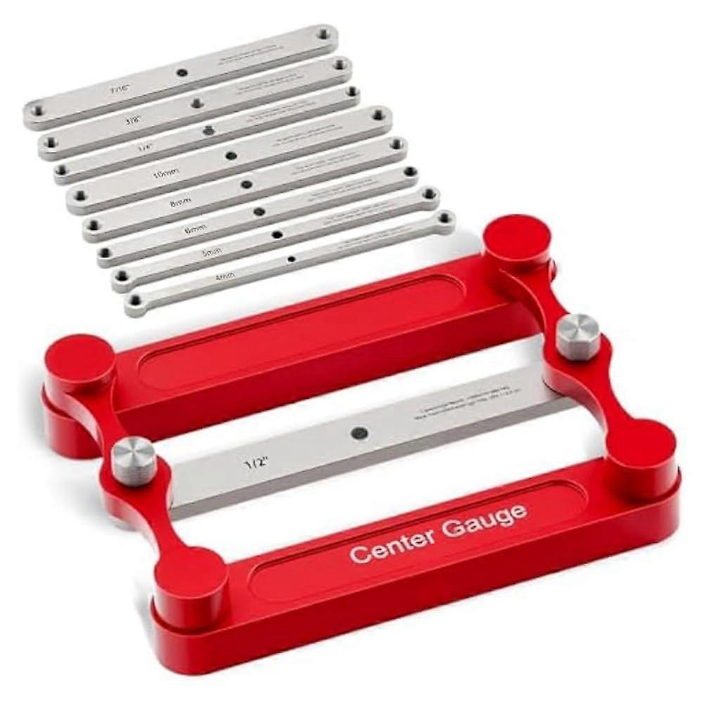 Center Gauge  Doweling Jig Kit, SelfCentering Doweling  Metric Drill Guides  Stainless Steel Centre Manual
