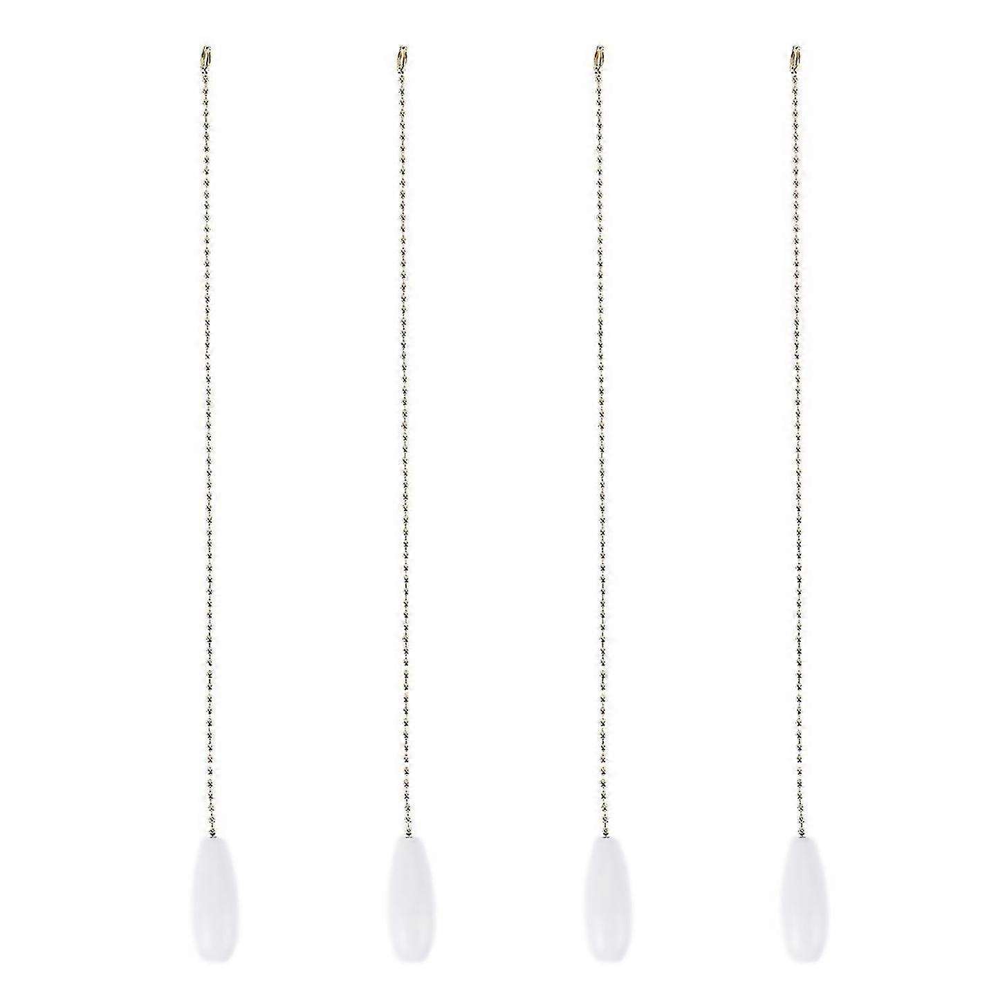 For 4 pieces ceiling fan chain pulls wooden pull chain extension pull chain for ceiling light lamp f