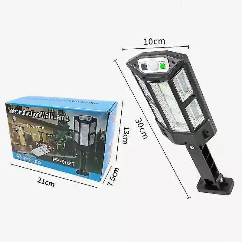 330000LM New Upgrade Powerful Solar Light Outdoor External Solar Lamp High Power Solar LED Lights 3 Modes Garden Street Lights