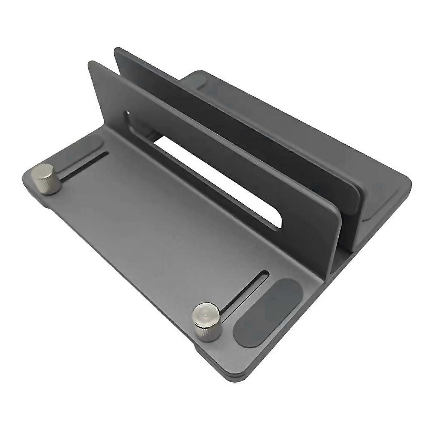 For vertical desktop holder bracket adjustable single clip laptop Grey