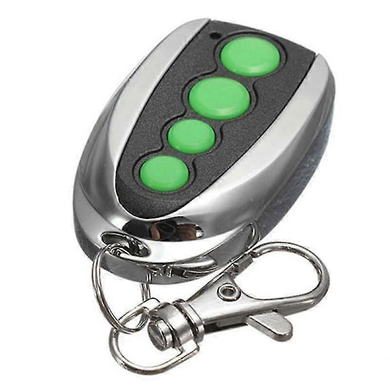 Duplicateur de télécommande vert à 4 boutons - Ouvre-porte de garage porte-clés (1 pièce)