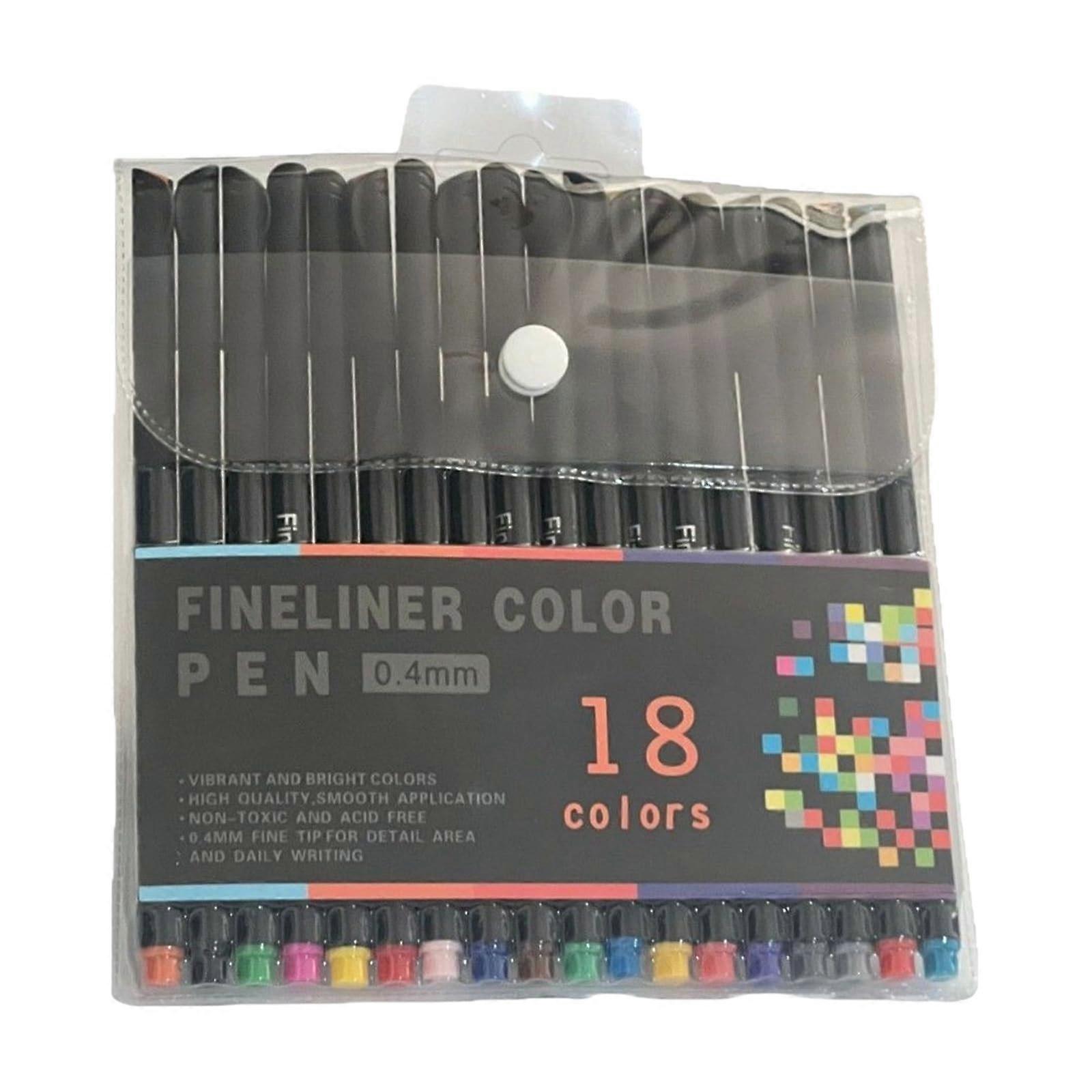 Colorful Gel Pen 0.4MM Needle Tip Multicolored Drawing Pen for Journaling Scrapbooking and Color Coding
