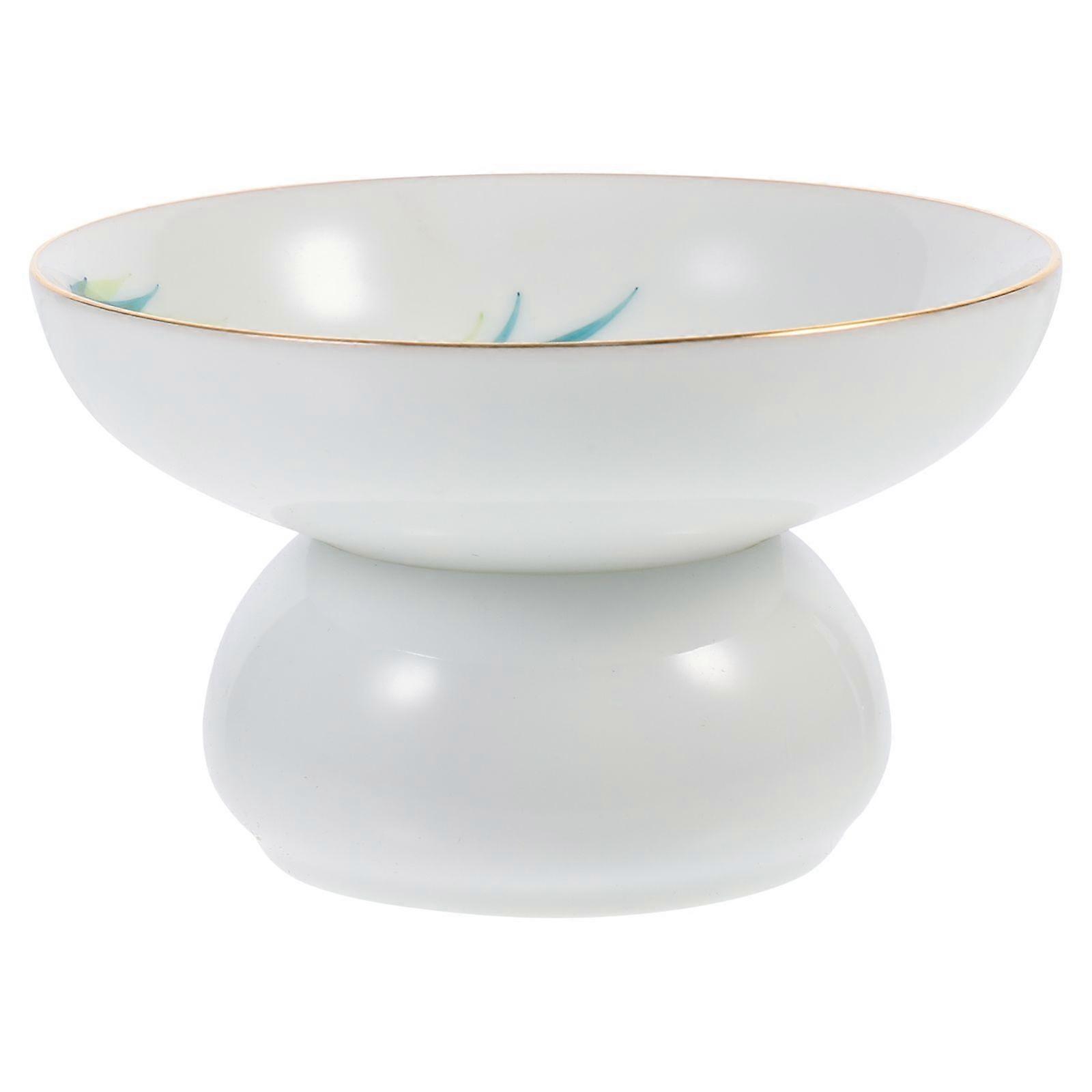 Ceramic Tea Filter Classic Tea Strainer Infuser with Support Stand Holder