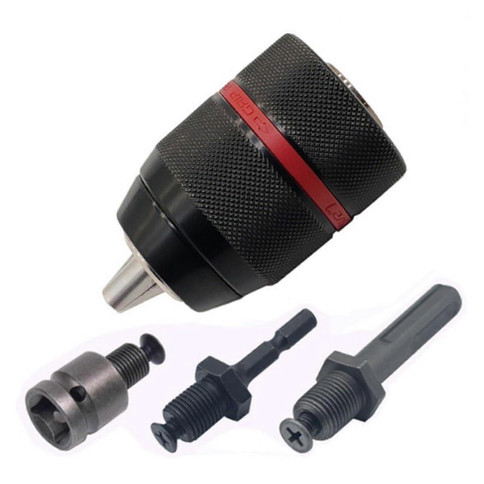 Keyless Drill Chuck 1/220UNF Mounting 213 mm SelfClamping Drill Chuck for Multiple Purposes Hand Drill Chuck (Color: 4 pcs) 4 Pieces.