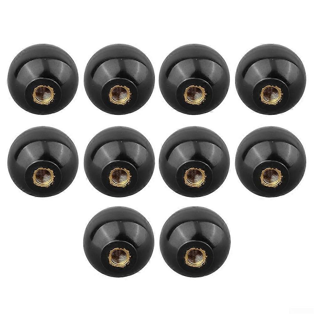 10PCS Machine Tool Handle Ball Nut M5 Thread for Industrial Machines Including Mechanical, Food Processing, and Pharmaceutical Equipment
