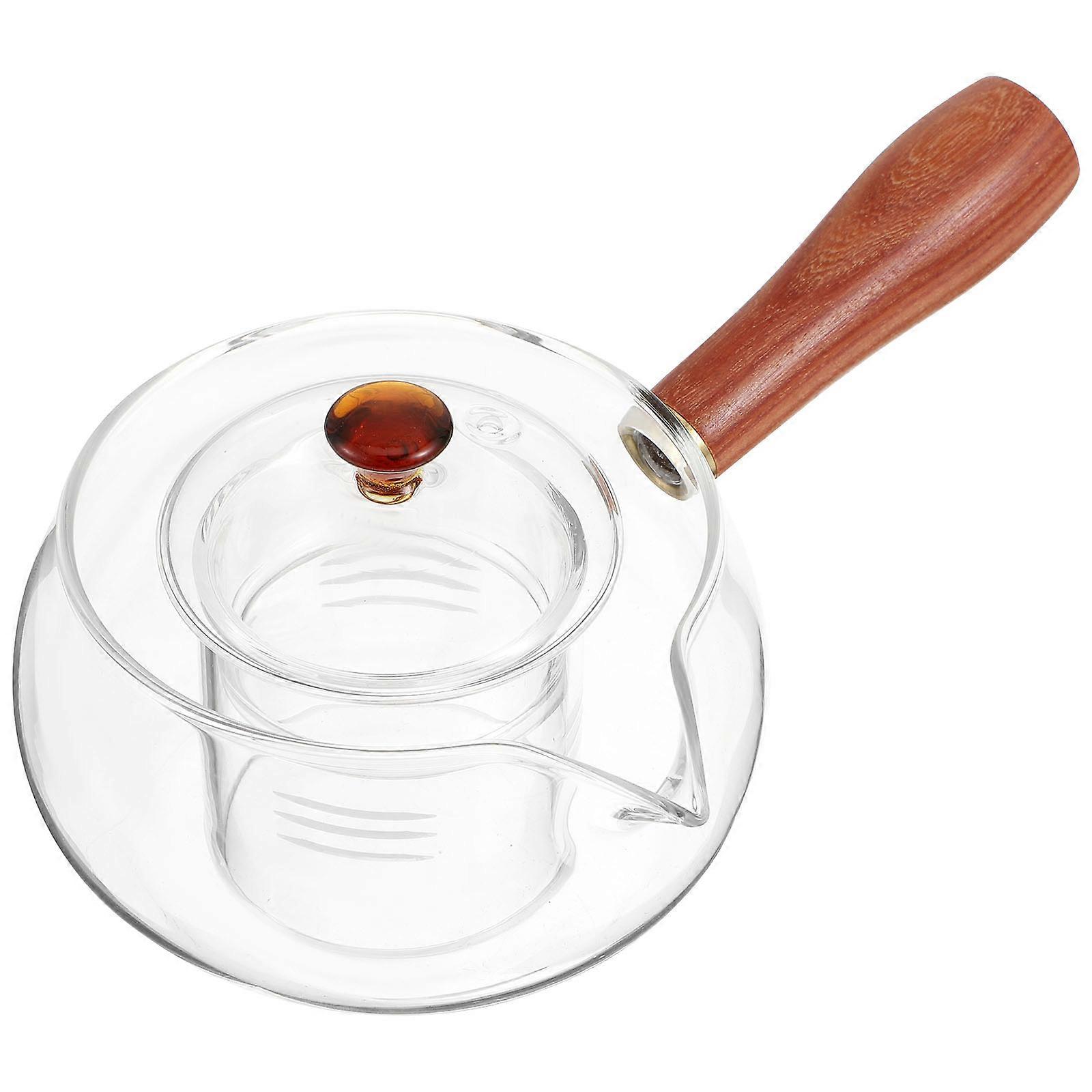 a well structured product description for your transparent glass teapot, tailored for home use and entertaining:

 

**1pc Transparent Glass Teapot –