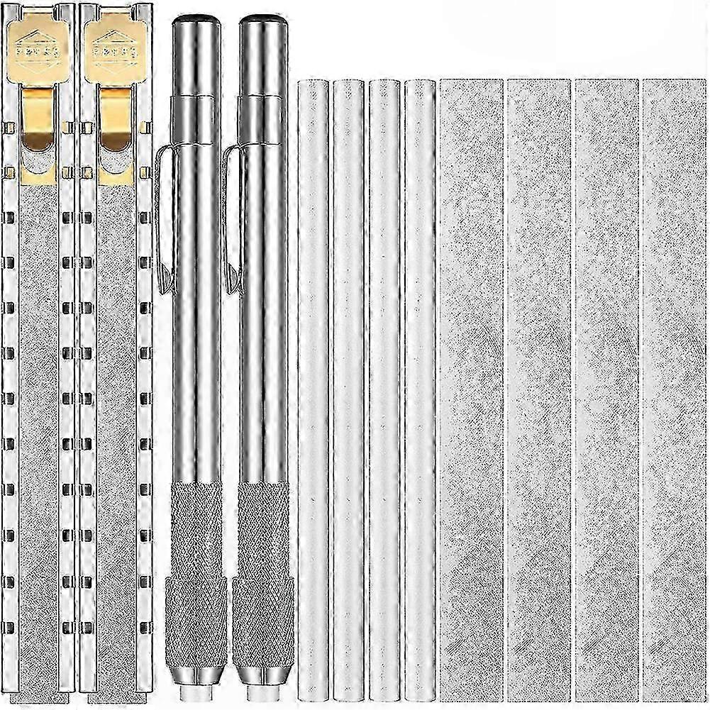 Welding Soapstone Holder with Round and Flat Markers for Metalworking Projects