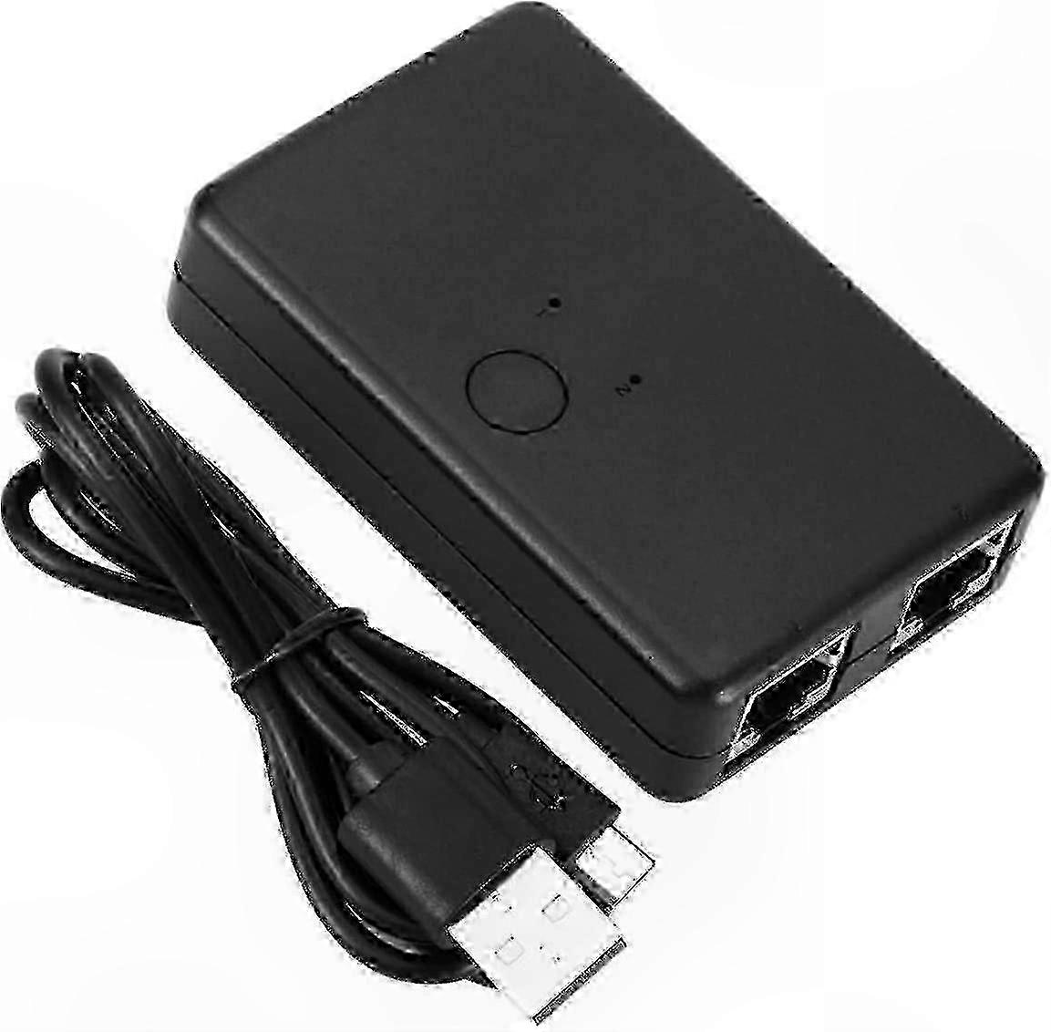 2-Port RJ45 Ethernet Network Switch Adapter for Intranet Connections