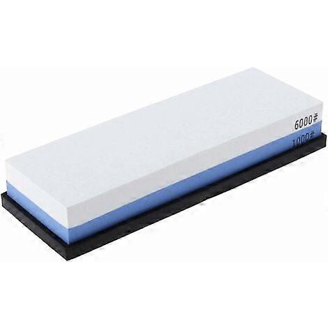 Double-sided White Corundum Whetstone with Non-slip Tool 1000-6000