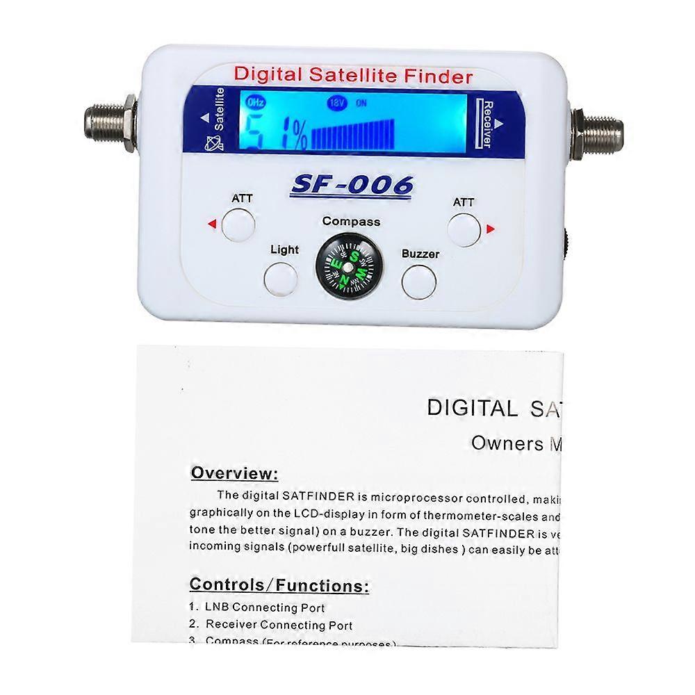 Digital Satellite Finder Satellite Signal Meter Mini Digital Satellite Signal Finder Meter with LCD Display Digital Satfinder with