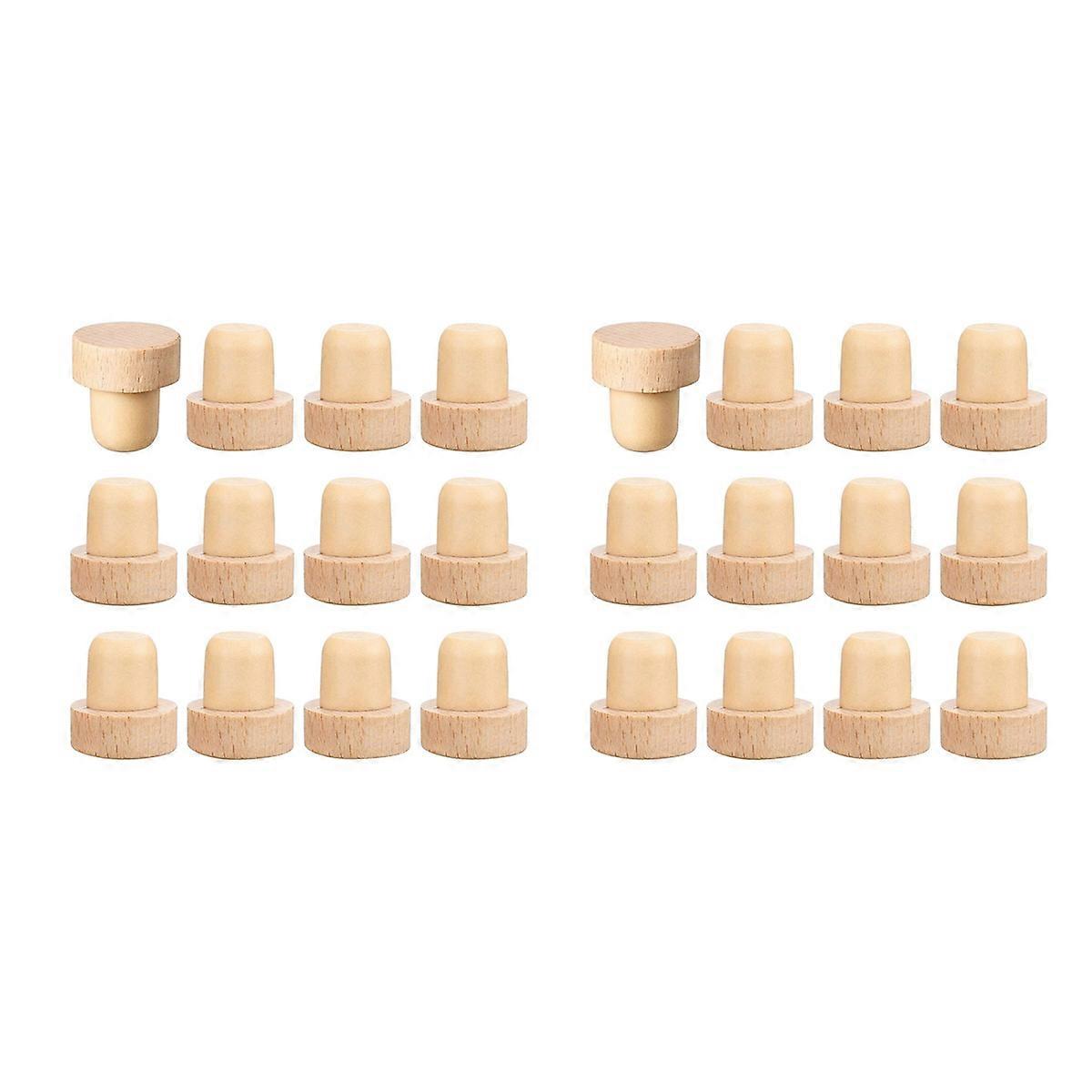 Wine Bottle Corks T Shaped Cork Plugs for Wine Cork Wine Stopper Reusable Wine Corks Wooden and Rubb