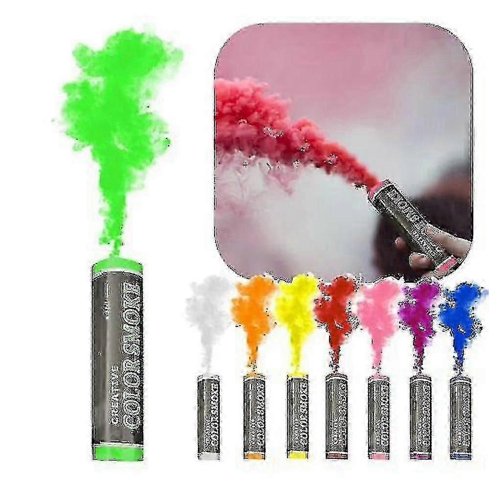 Colorful Effect Smoke Tube Bottle Studio Car Photography Toy Wedding Halloween Spray-supplies Bomb Smoke-stick-props Party Spray