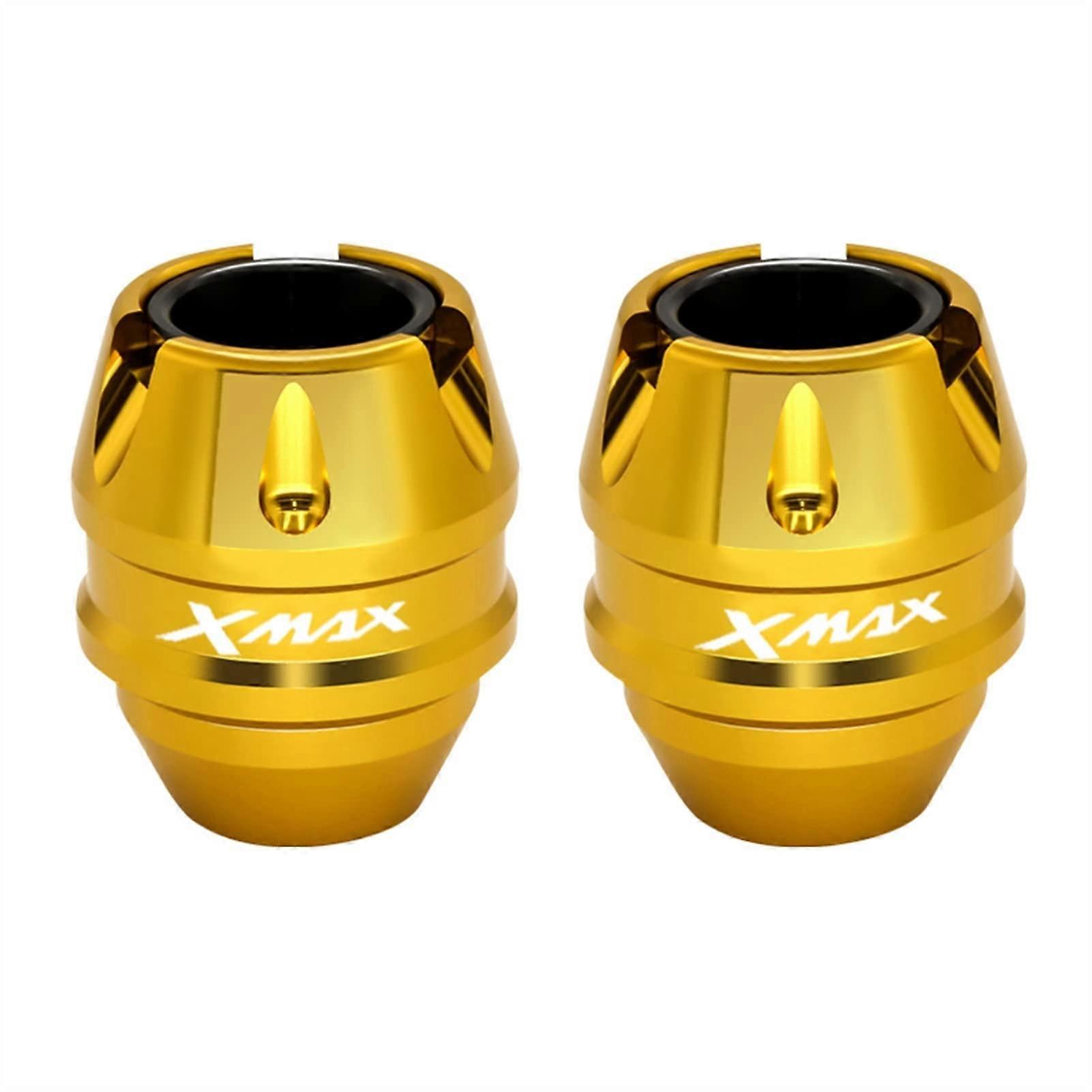 Frame Slider for Yamaha XMAX 250 300 NMAX 155 Motorcycle Front Axle Fork Crash Slider Wheel Protector, XMAX Gold Color