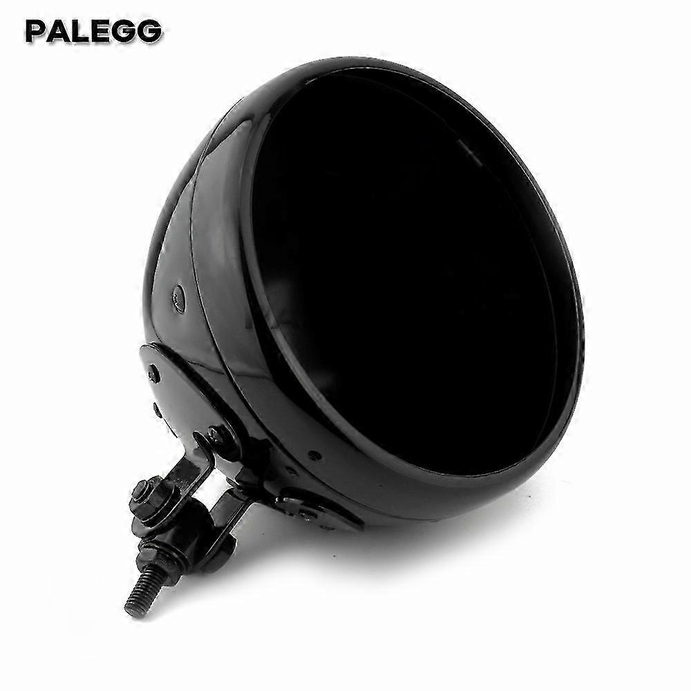 Motorcycle Chrome 7" Headlamp Shells Lamp LED Headlight Housing Cov...